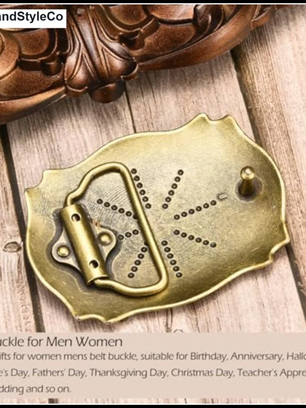 Western Belt Buckle Initial Zinc Alloy Cowboy Snap on Belts